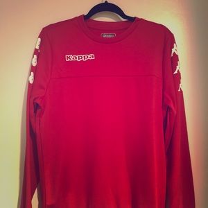 red kappa sweater